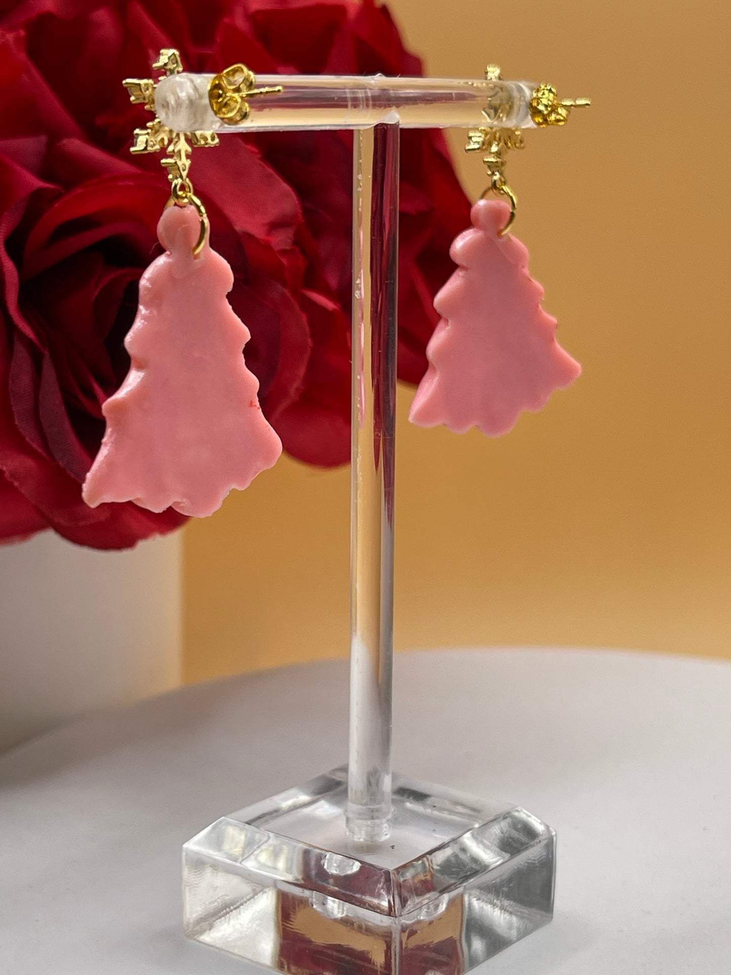 Christmas Tree Dangle Earrings