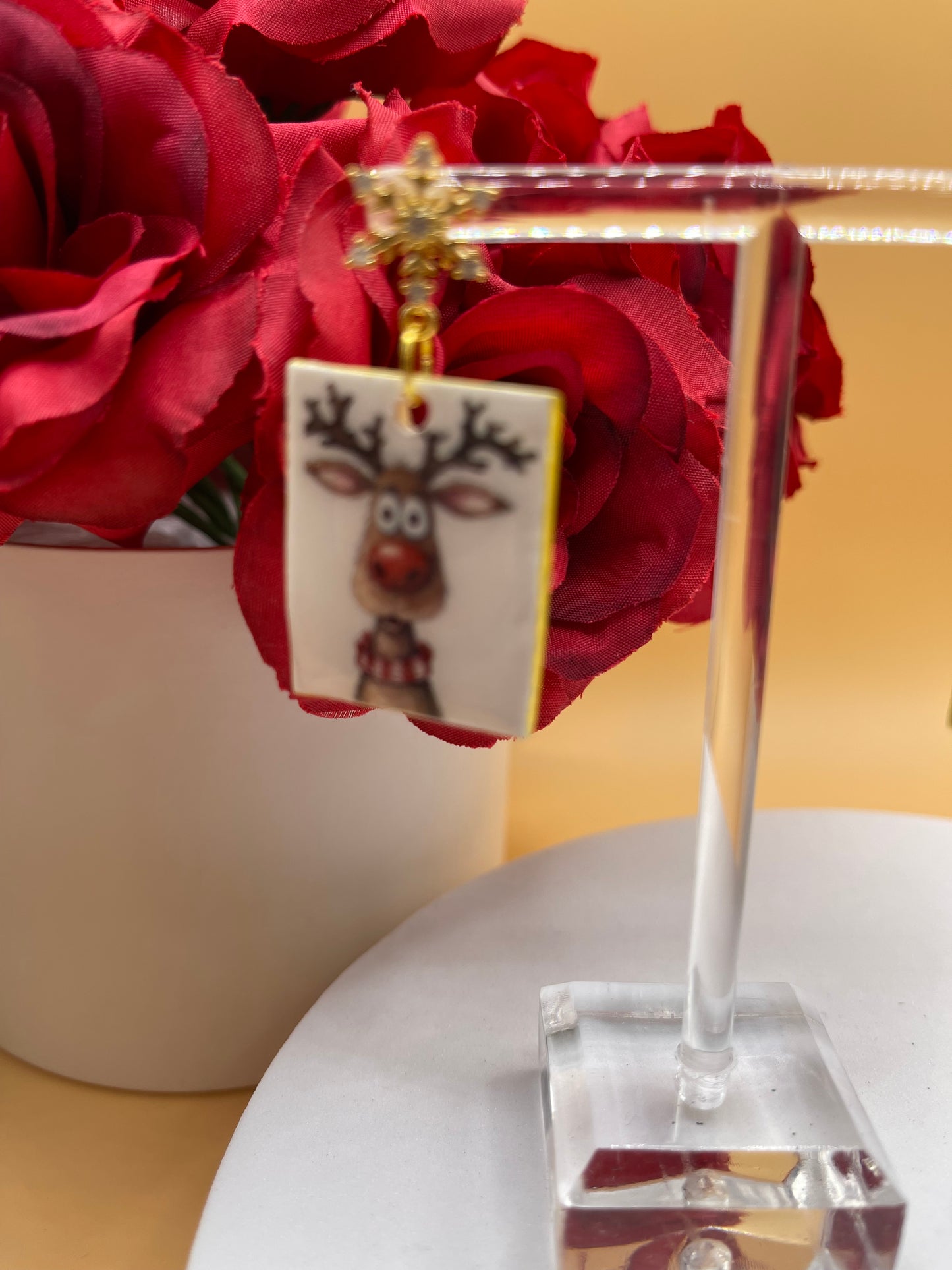 Whimsical Reindeer Earrings