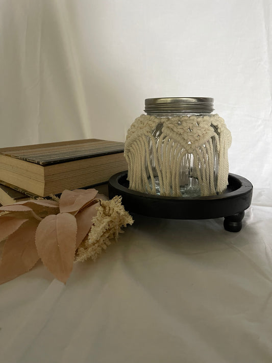 Macrame Tealight Jar