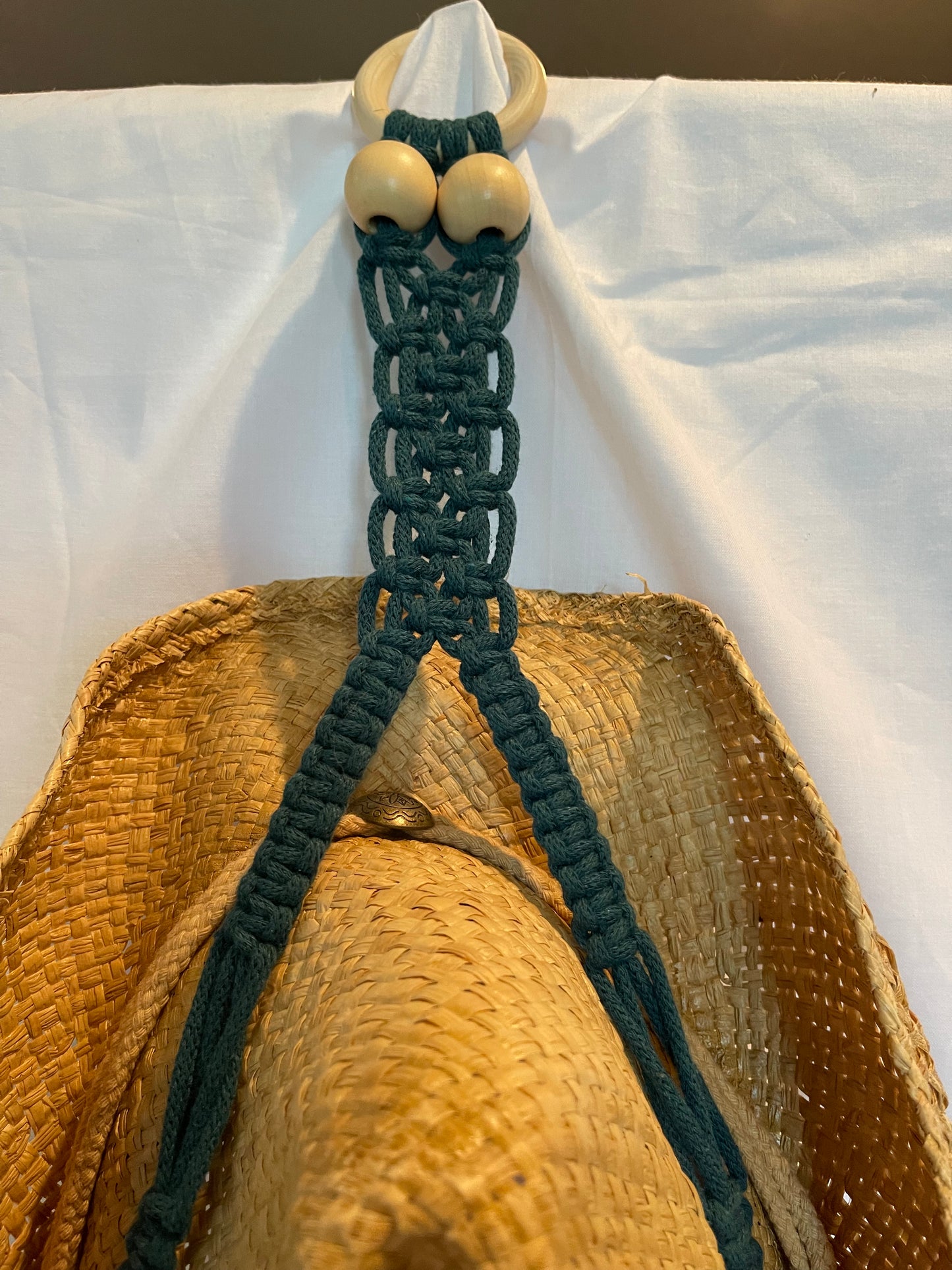 Macrame Hat Hanger