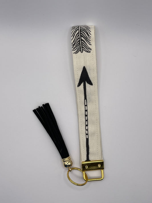 Arrows Wristlet - Black Tassel