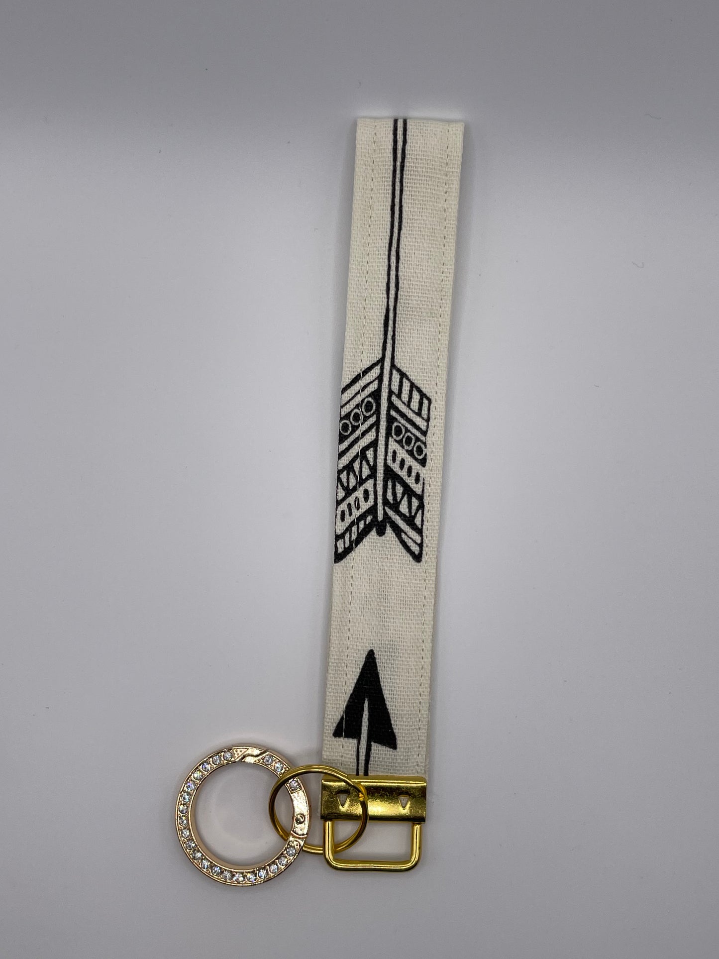 Arrows Wristlet - Rhinestone Keyring