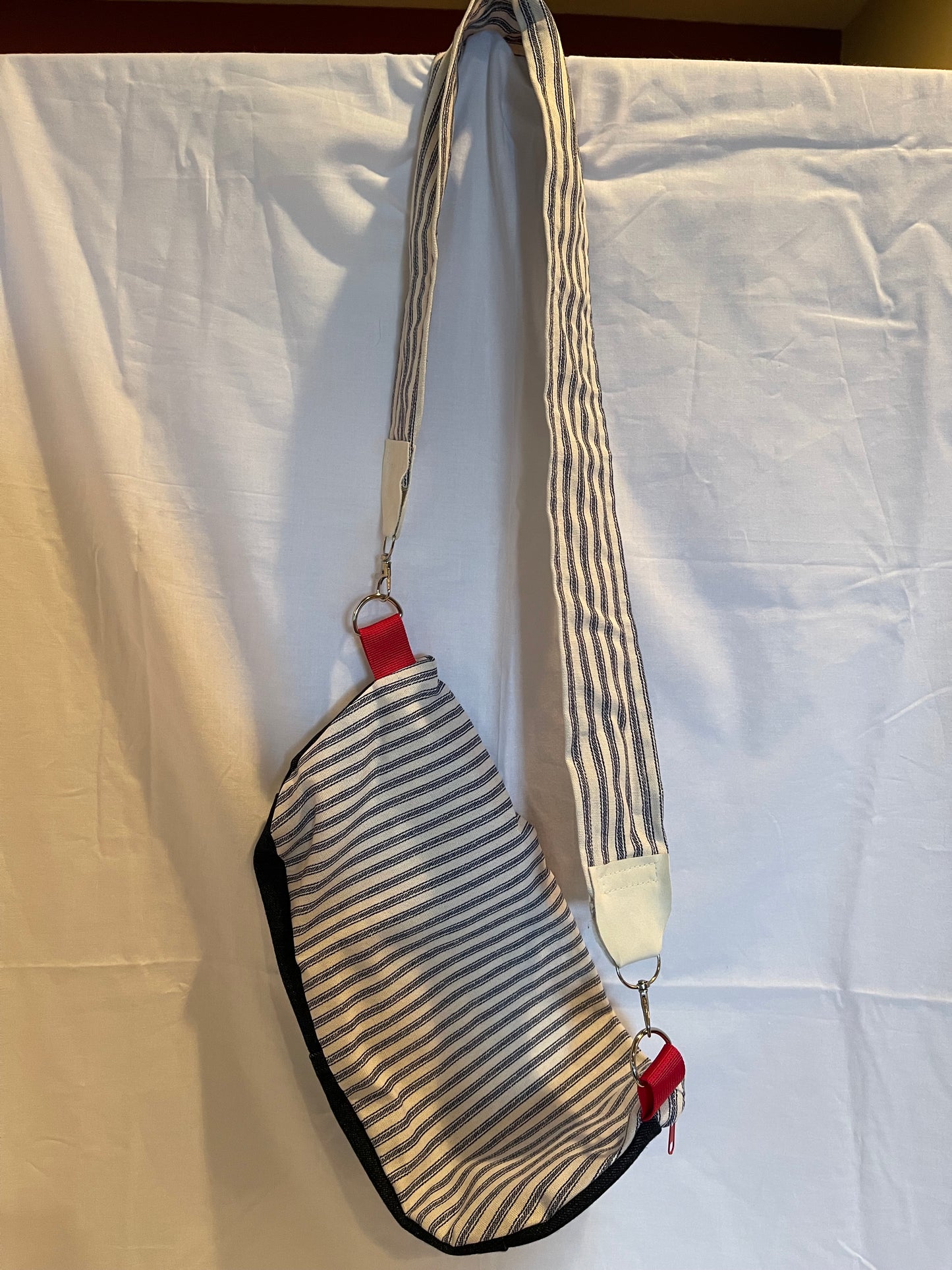 Upcycled Denim Sling Bag OOAK