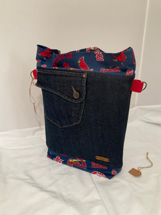 Upcycled Denim Tablet Bag