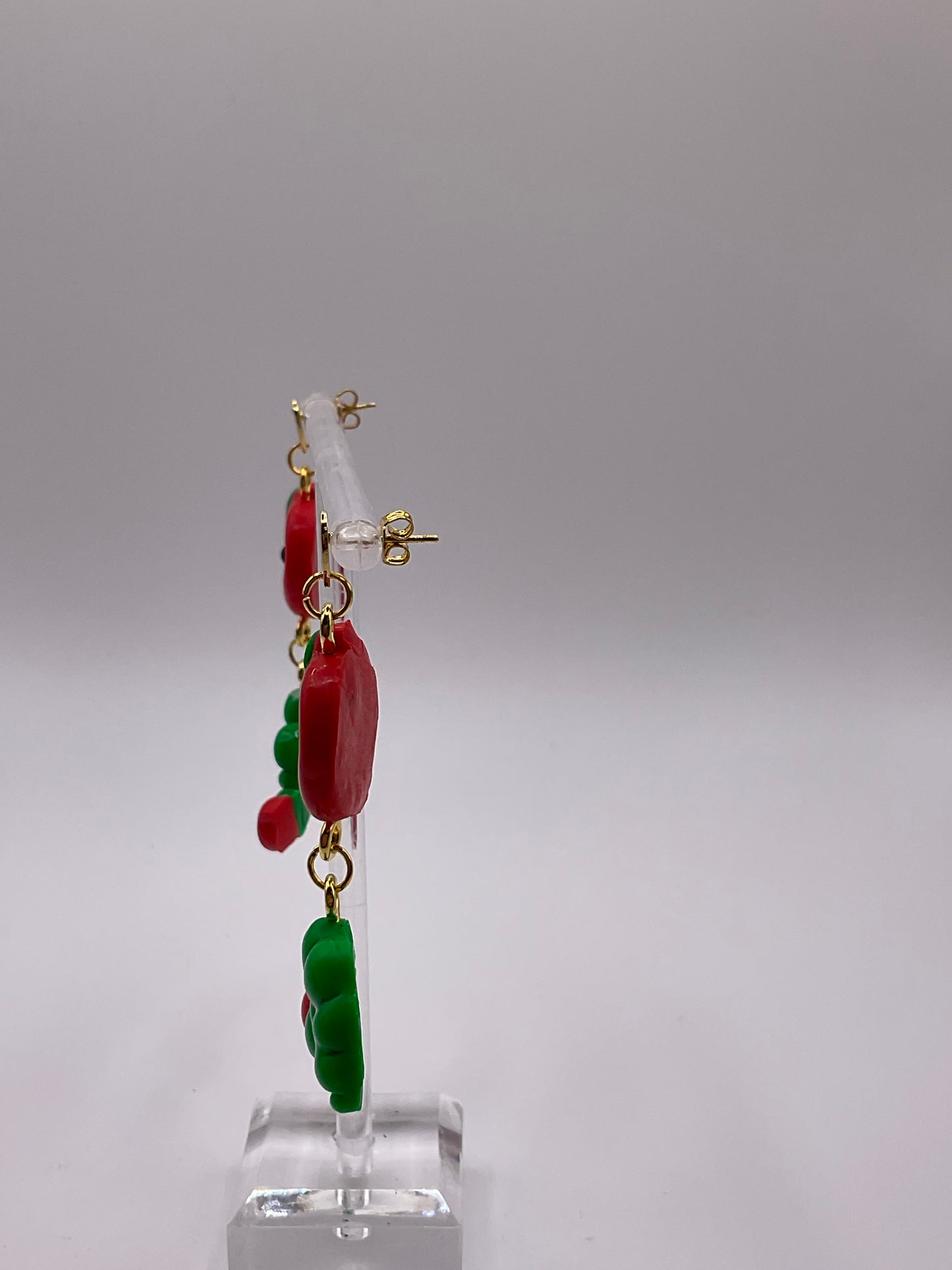 Hungry Caterpillar & Apple Earrings