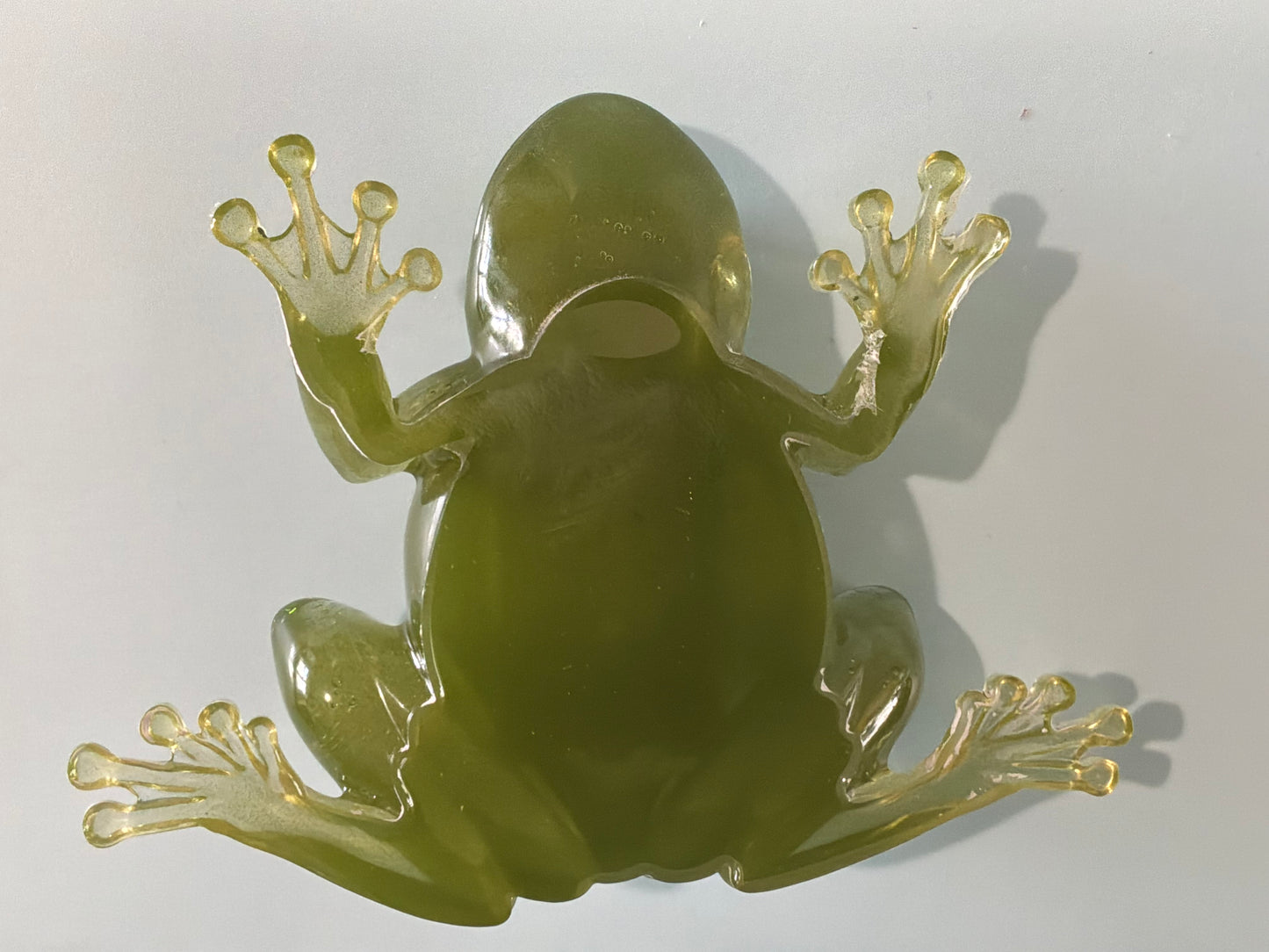 Acrylic Resin Art Frog | Decorative Paperweight