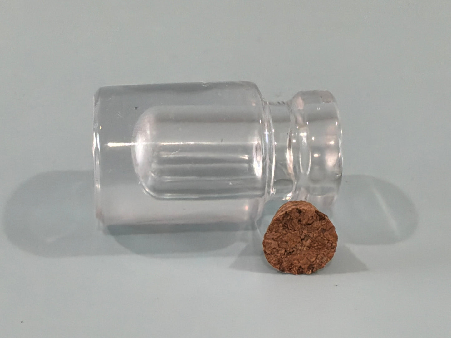 Clear Acrylic Resin Mini Bottle