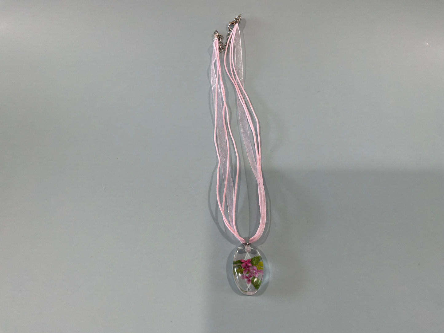 Acrylic Resin Floral Necklace