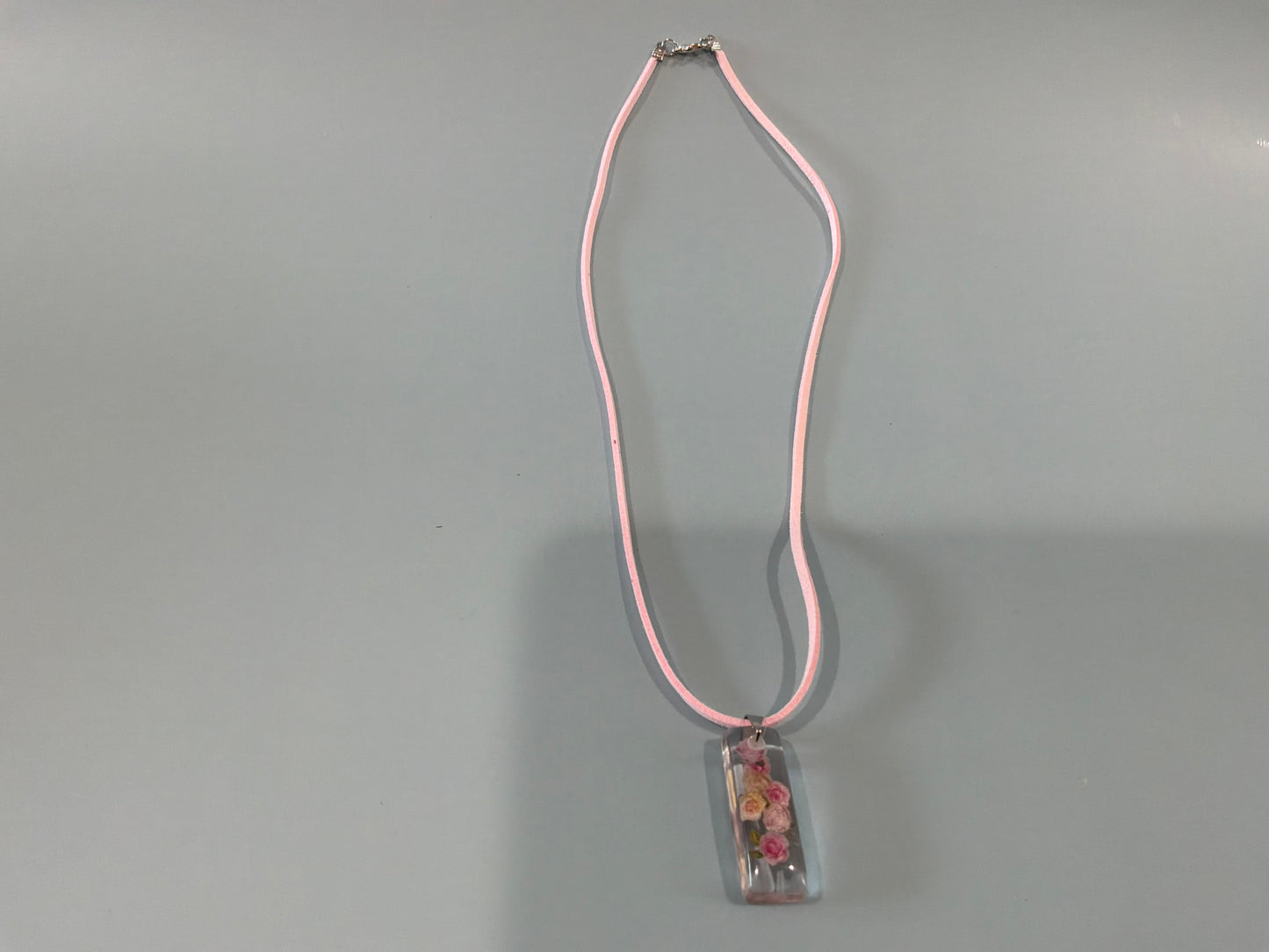 Acrylic Resin Floral Necklace