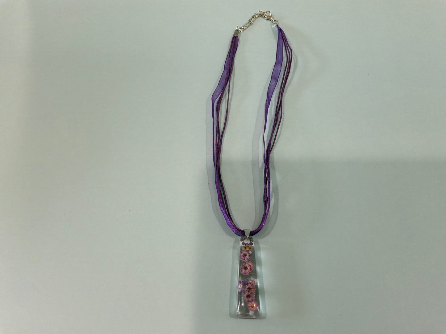 Acrylic Resin Floral Necklace