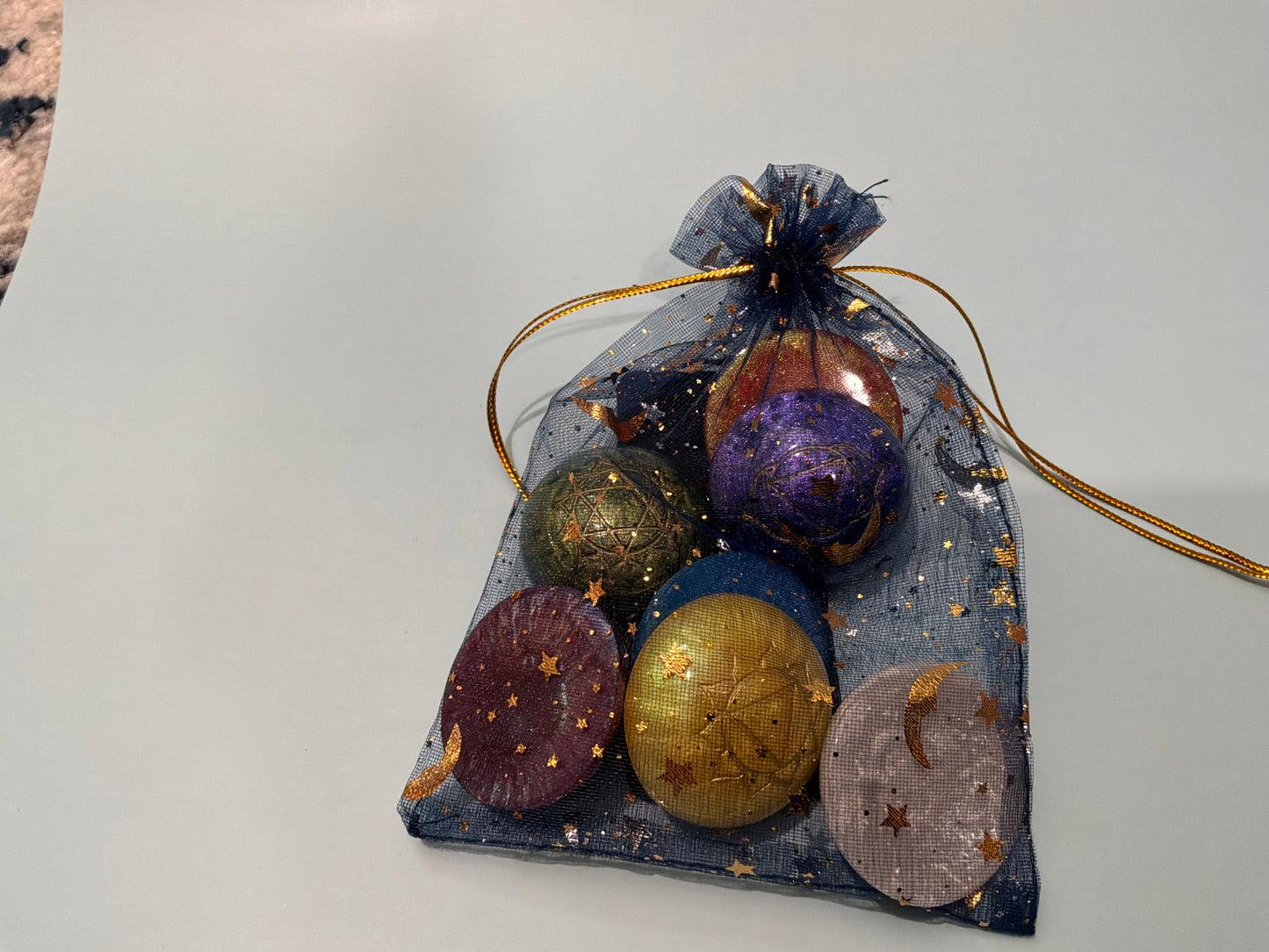 Colorful Acrylic Resin Chakra Stones