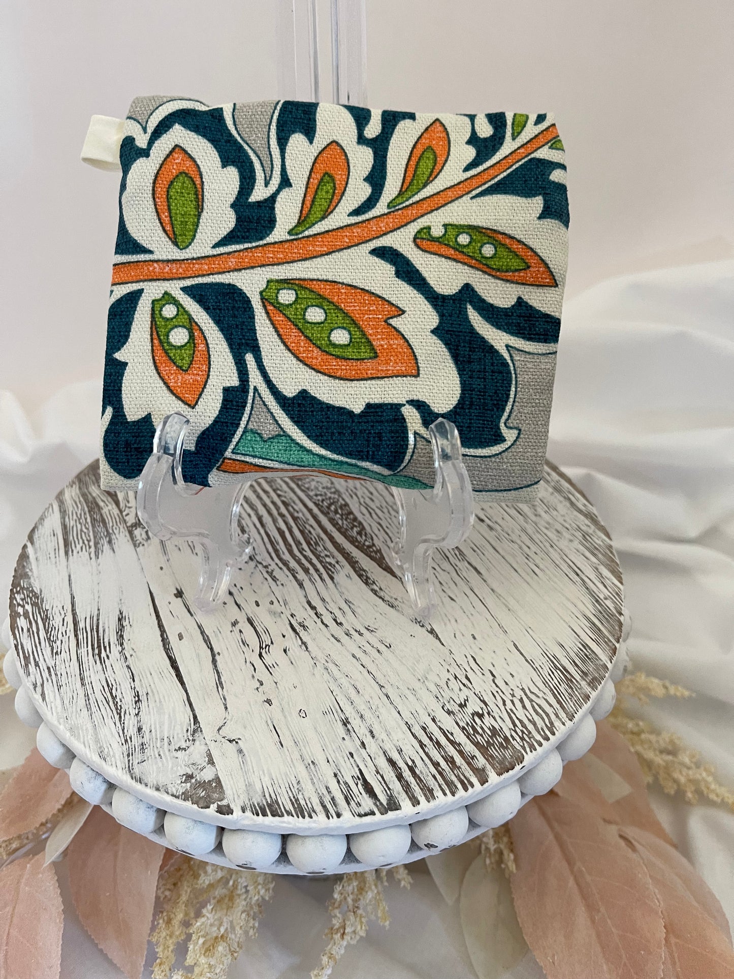 Bright Paisley Wristlet Wallet