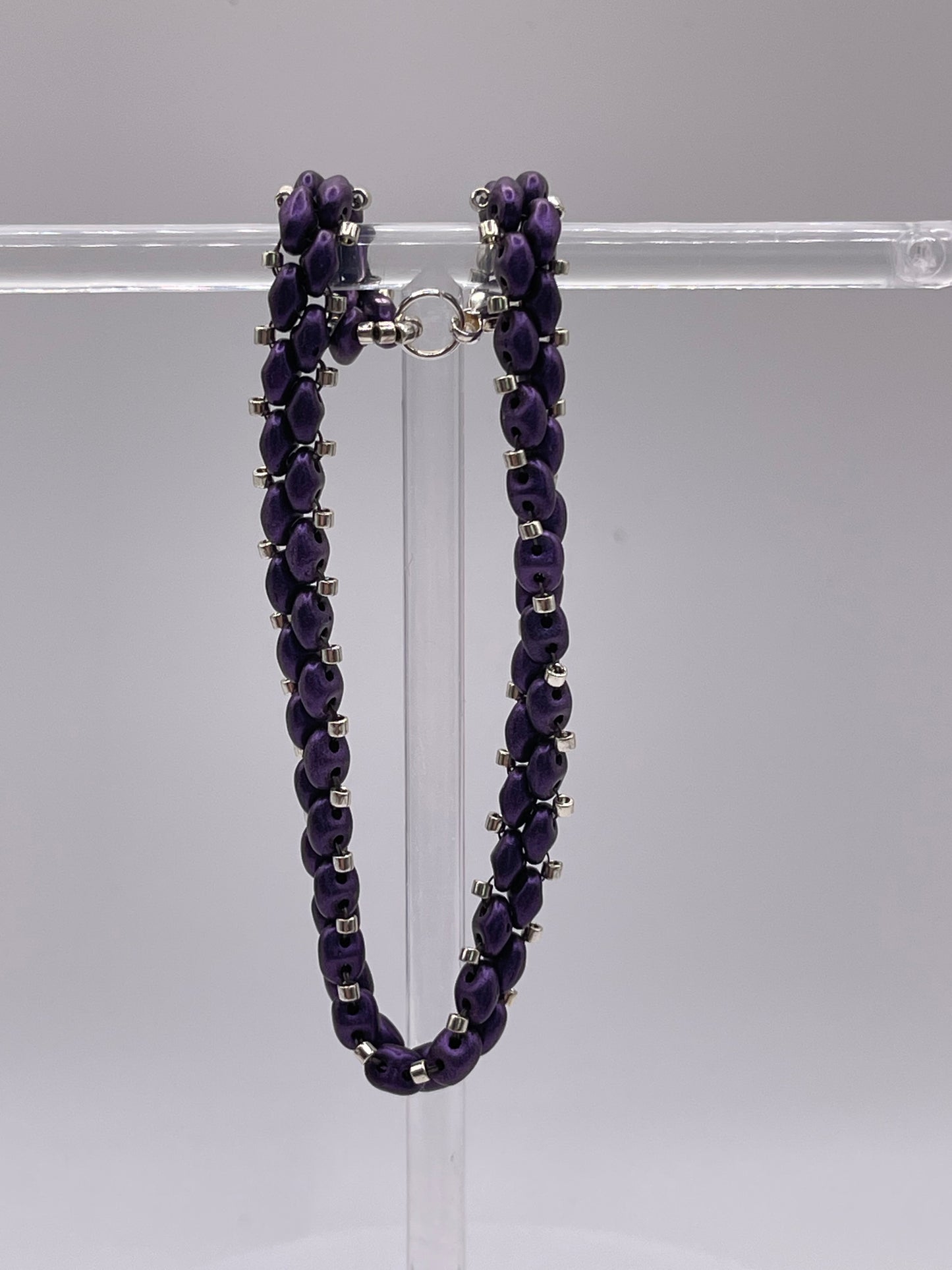 Purple Beaded Bracelet
