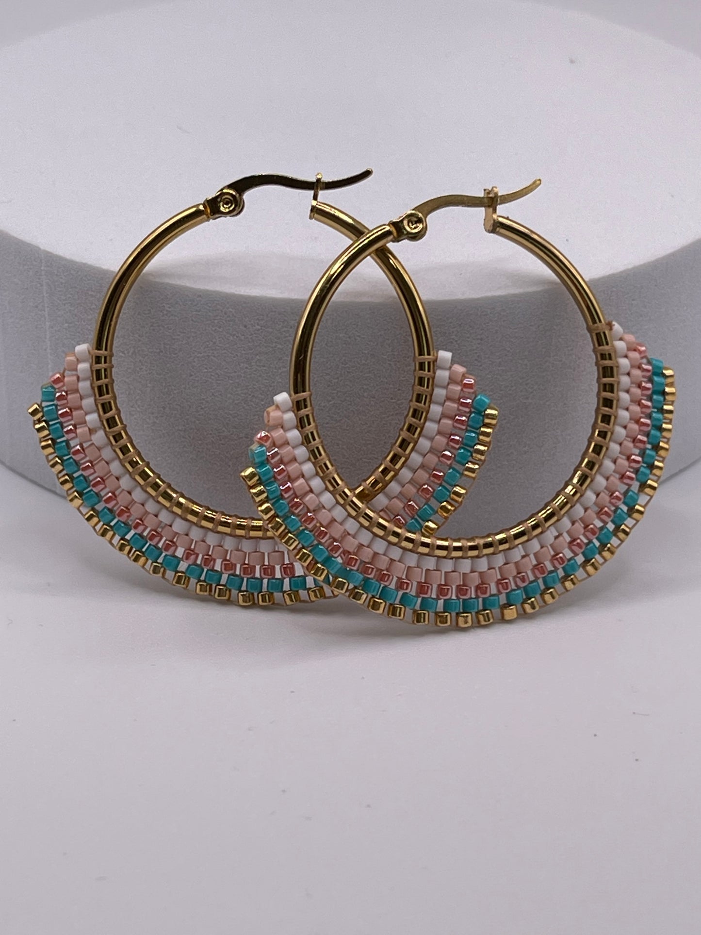 Beachy Vibe Beaded Earrings