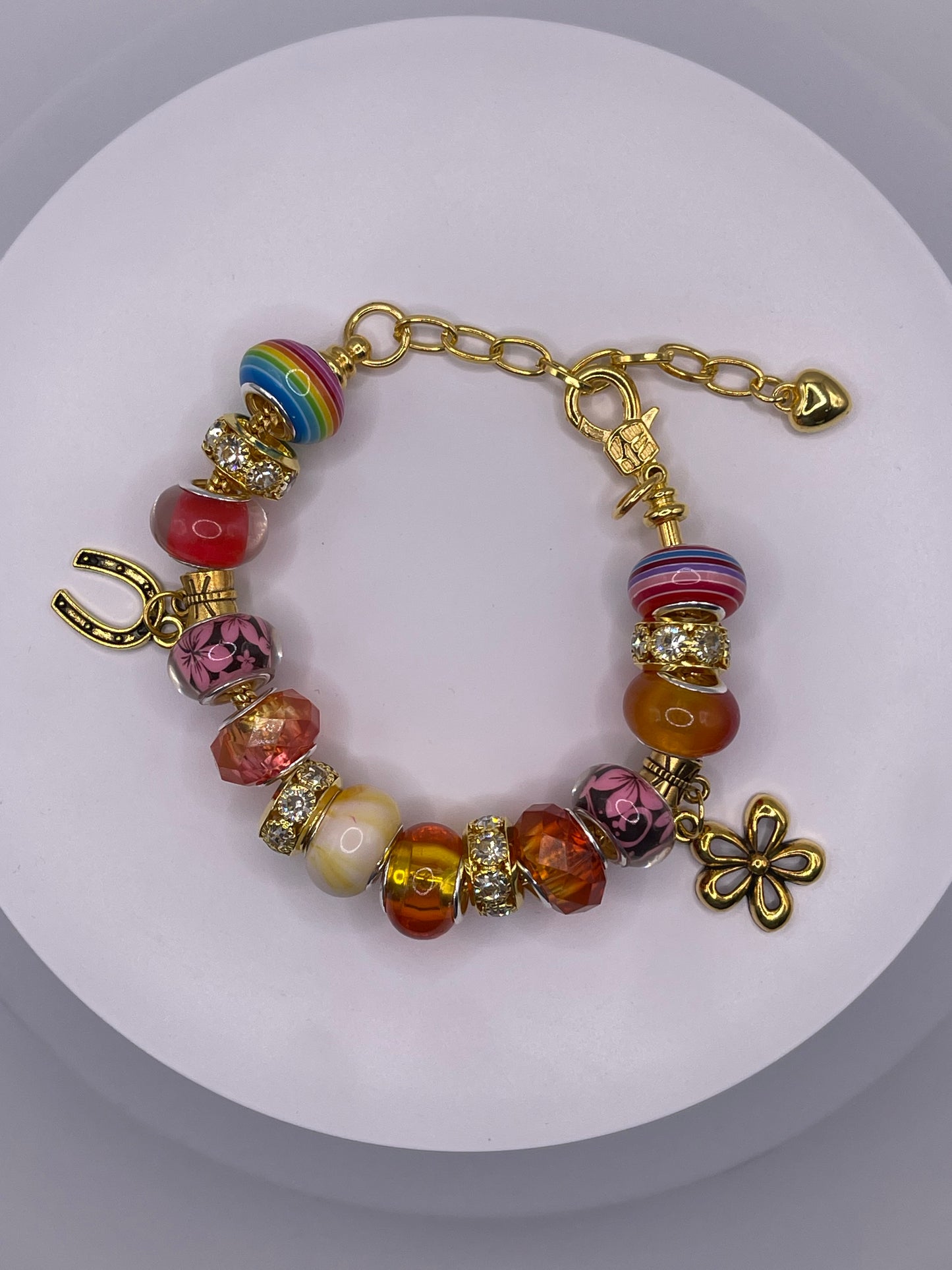 Beaded Charm Bracelet