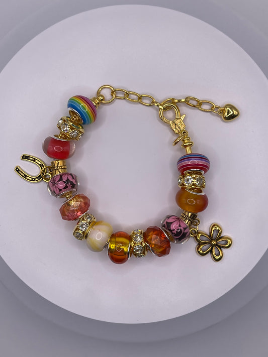 Beaded Charm Bracelet