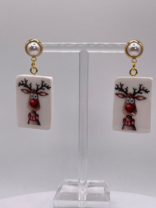 Reindeer Dangle Earrings 3