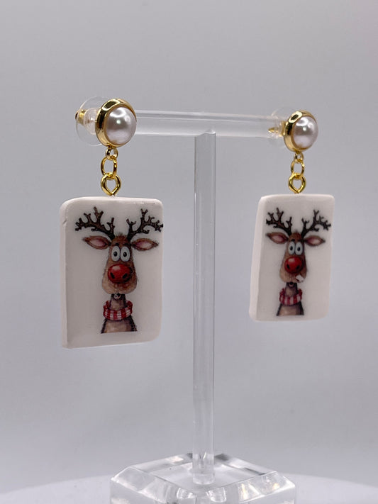 Reindeer Dangle Earrings 3
