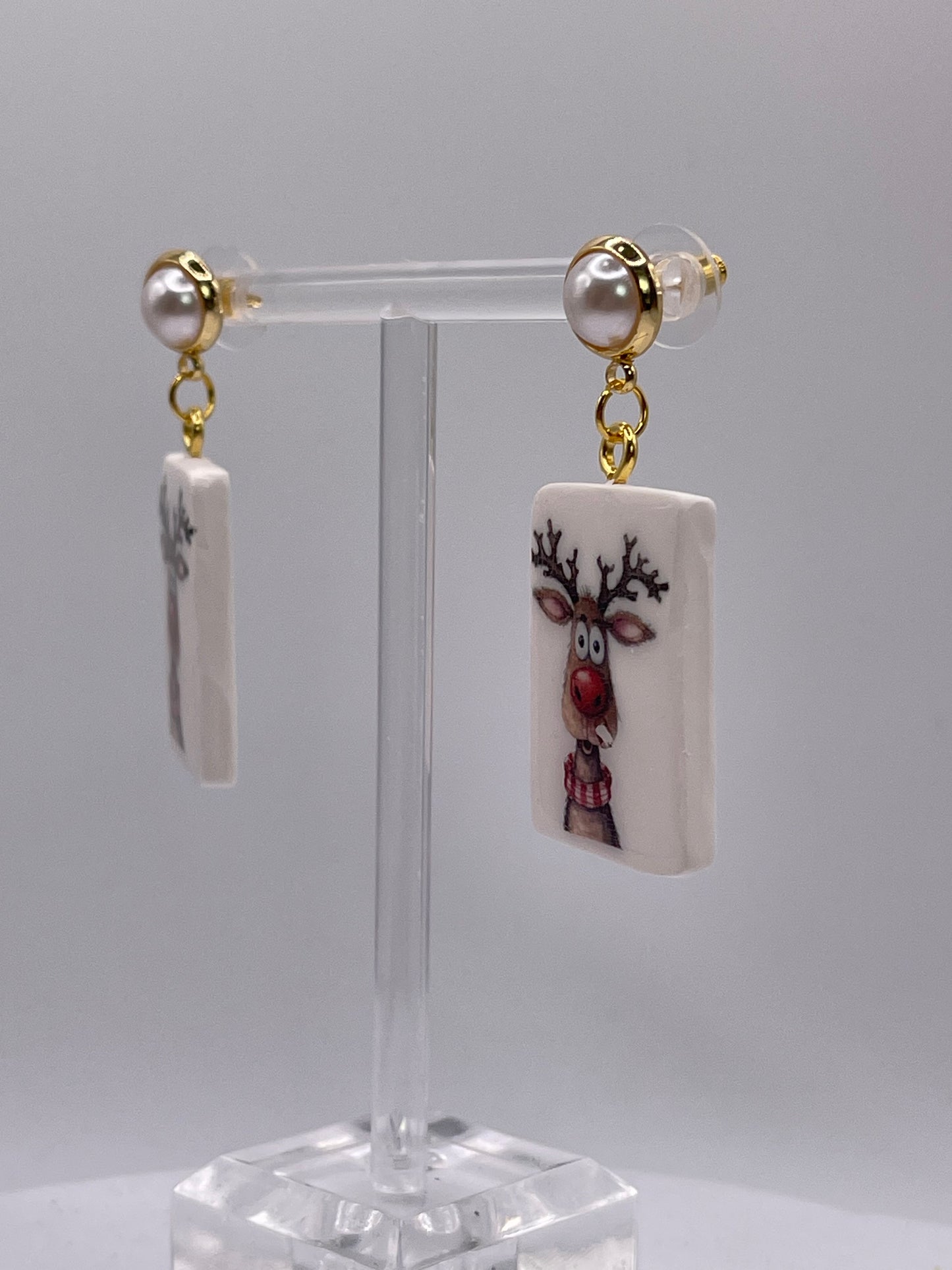 Reindeer Dangle Earrings 3