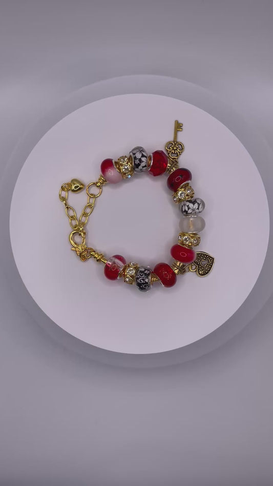 Beaded Charm Bracelet