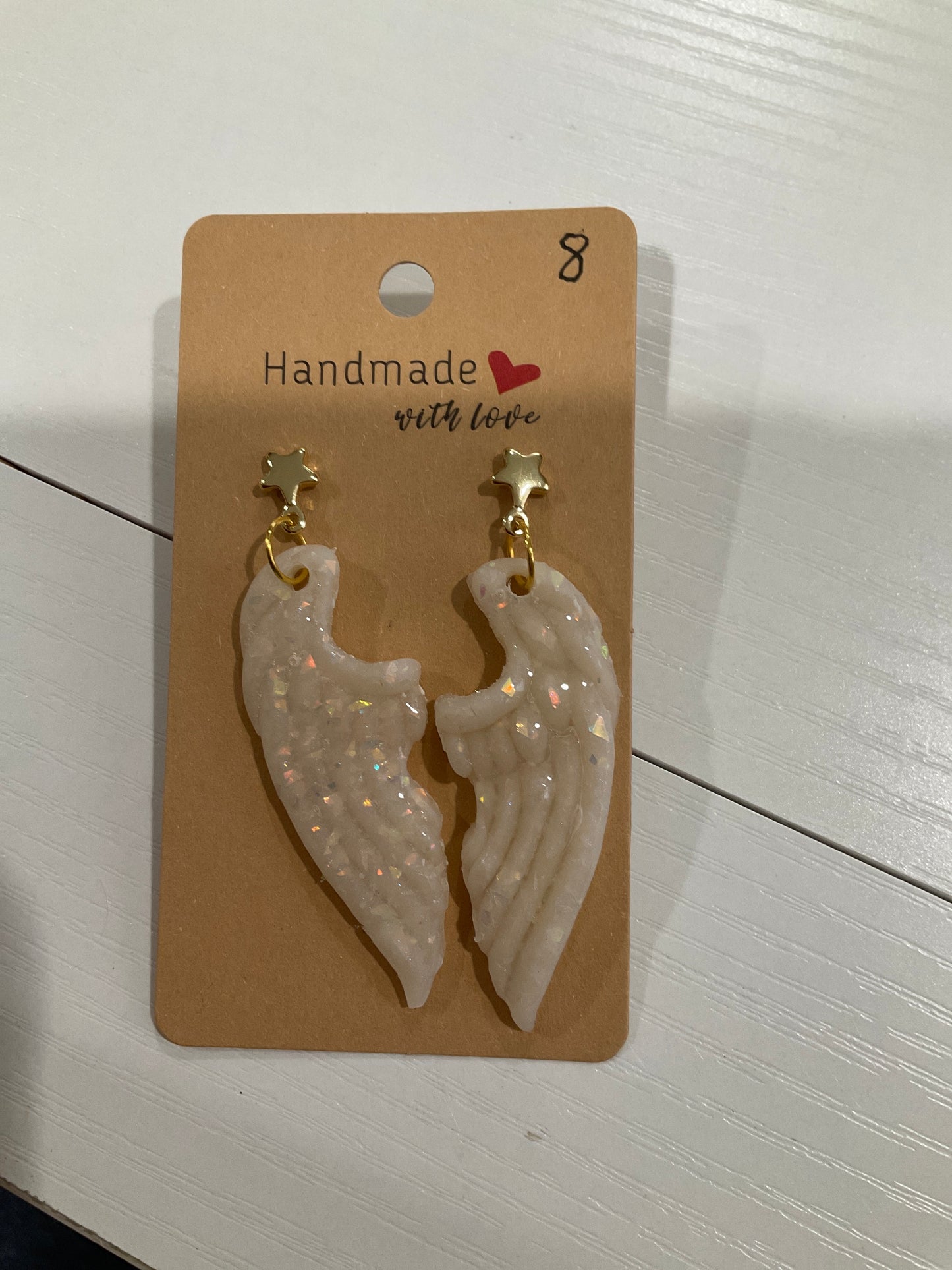Angel Wing Dangle Earrings