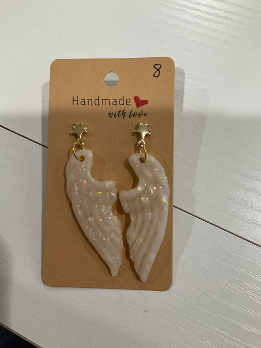 Angel Wing Dangle Earrings