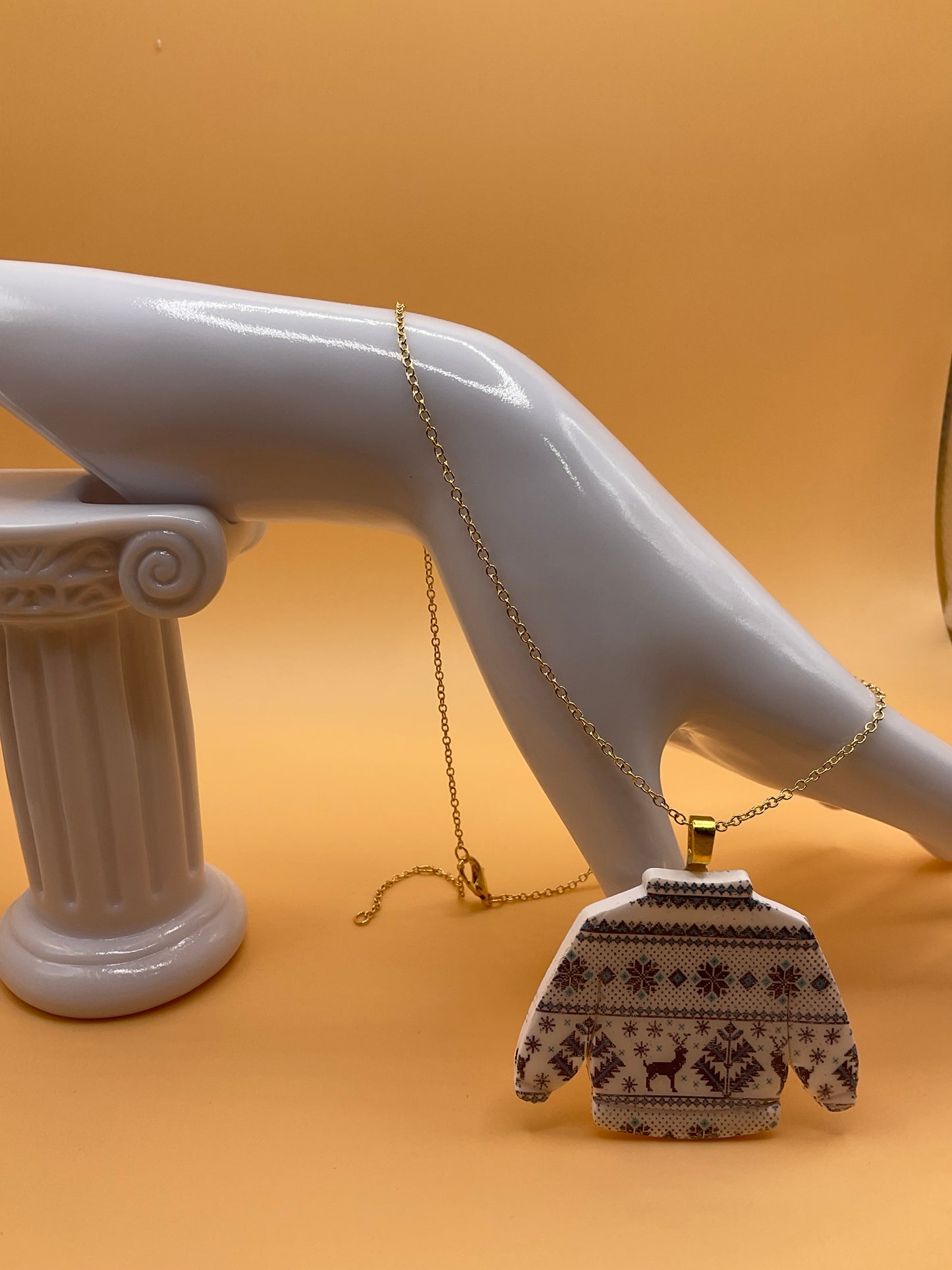 Ugly Christmas Sweater Pendant | Necklace