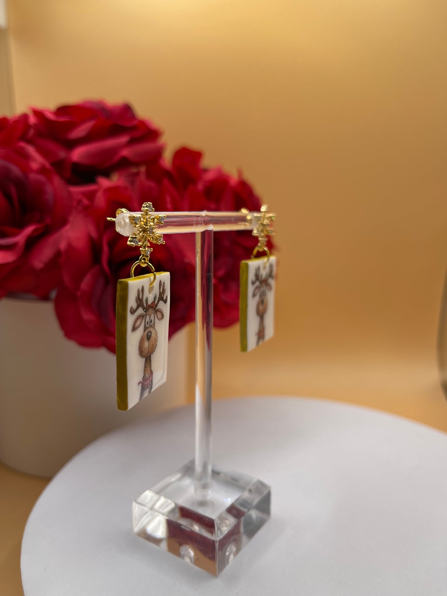 Whimsical Reindeer Earrings