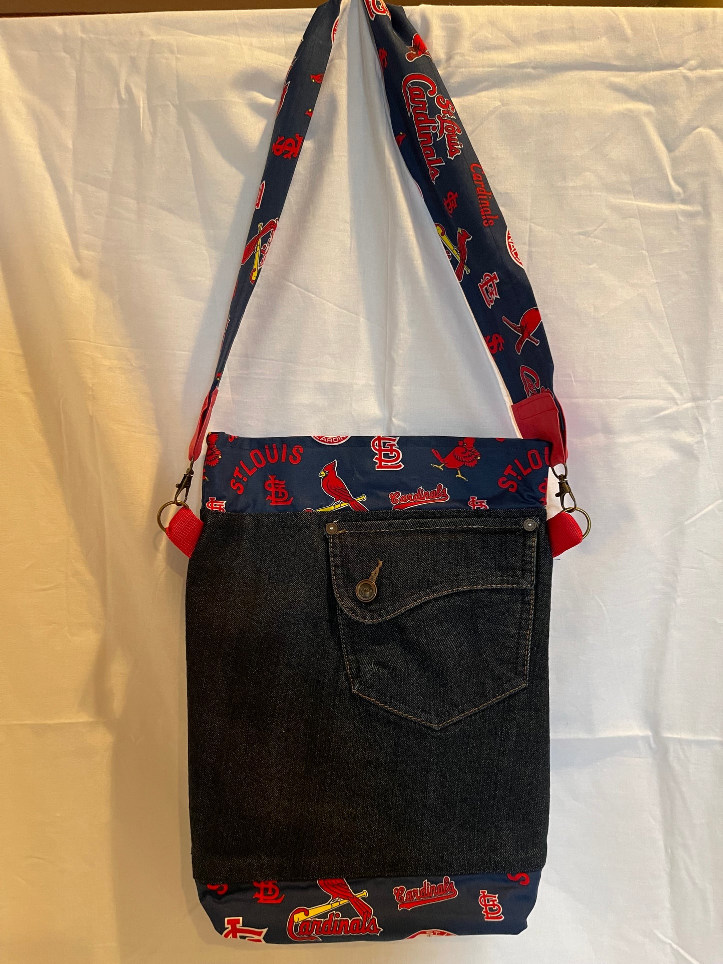 Upcycled Denim Tablet Bag