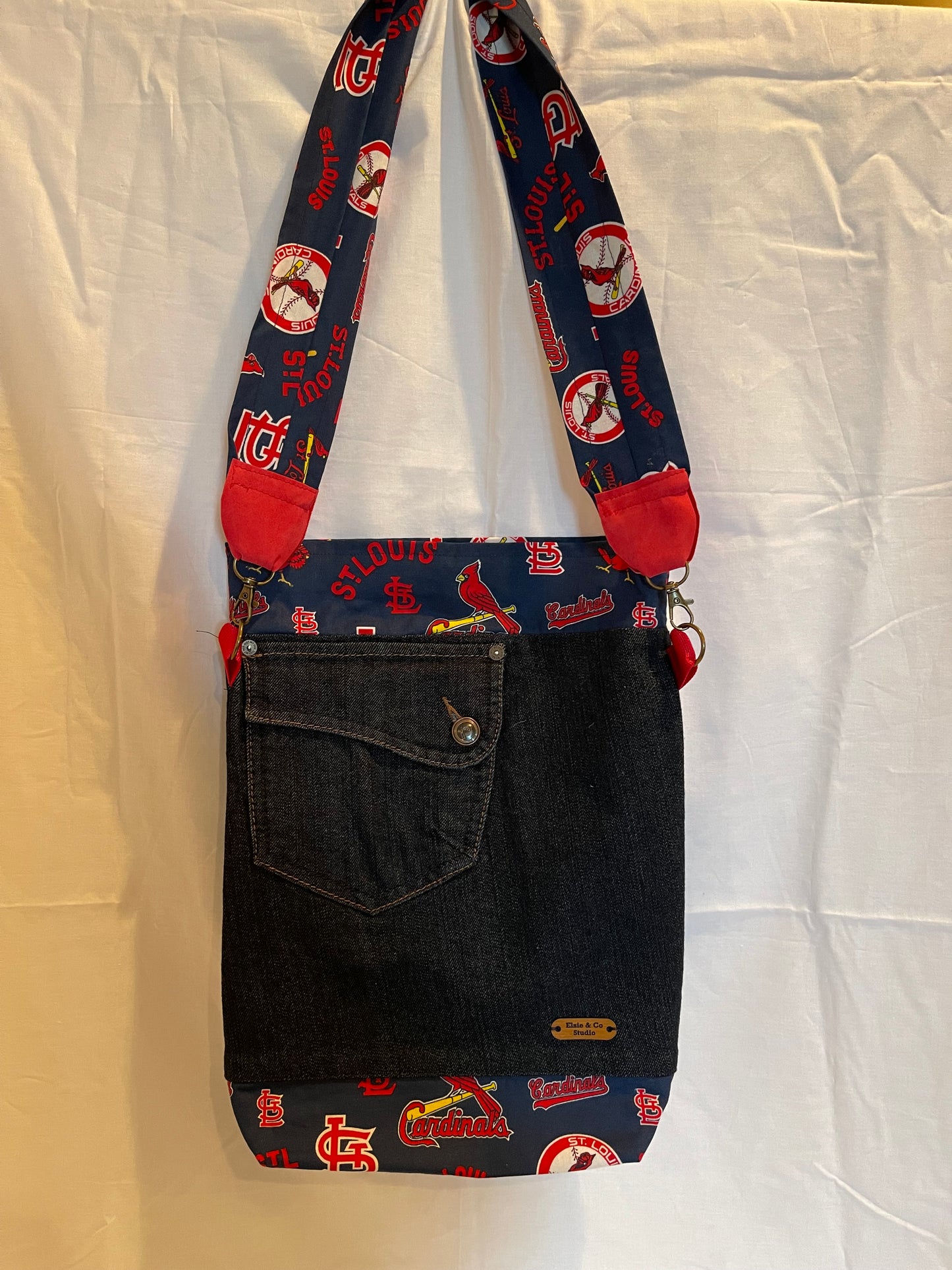 Upcycled Denim Tablet Bag