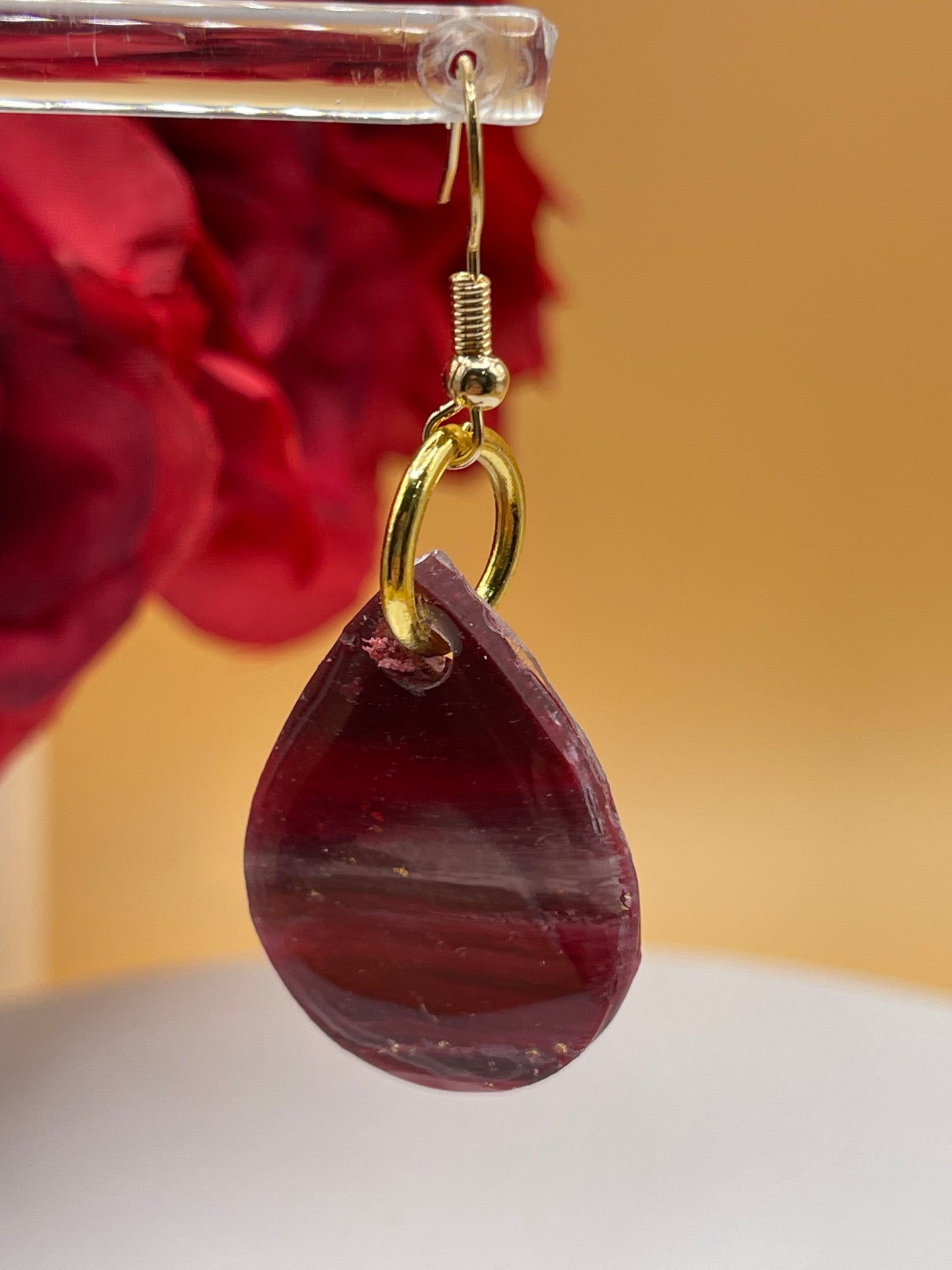 Marbled Polymer Clay Earrings