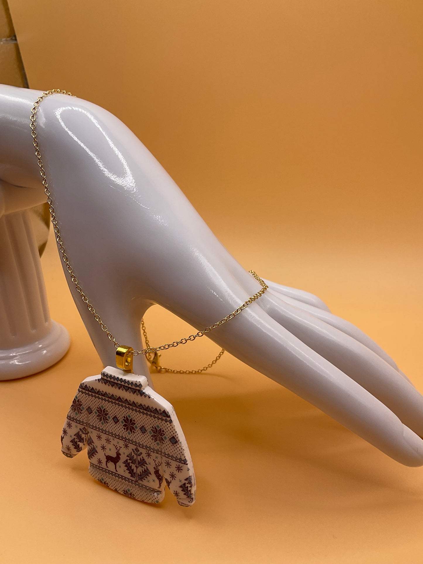 Ugly Christmas Sweater Pendant | Necklace