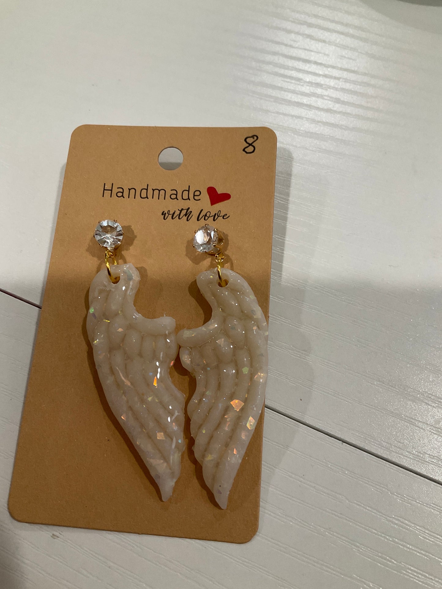 Angel Wing Dangle Earrings