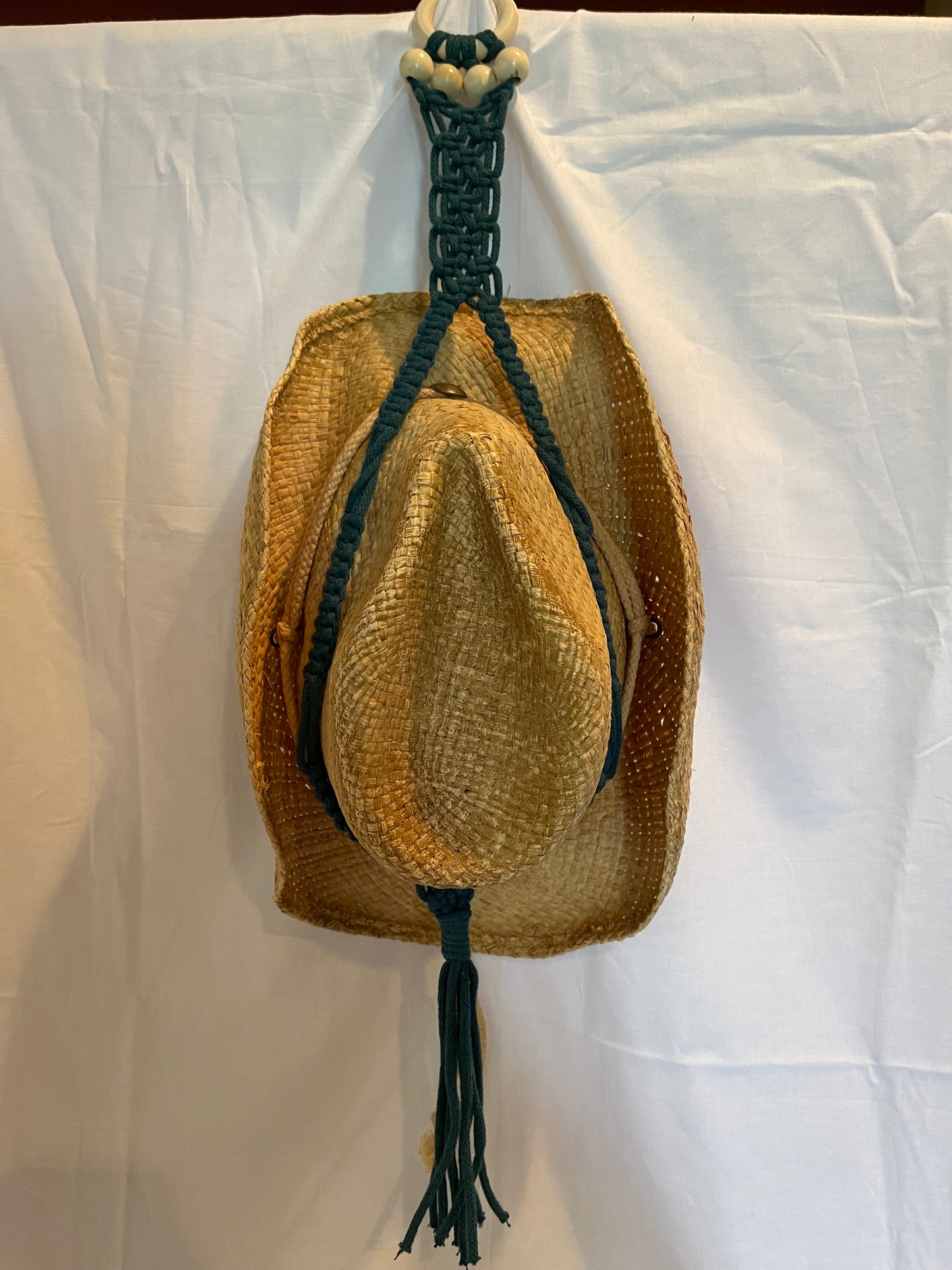 Macrame Hat Hanger