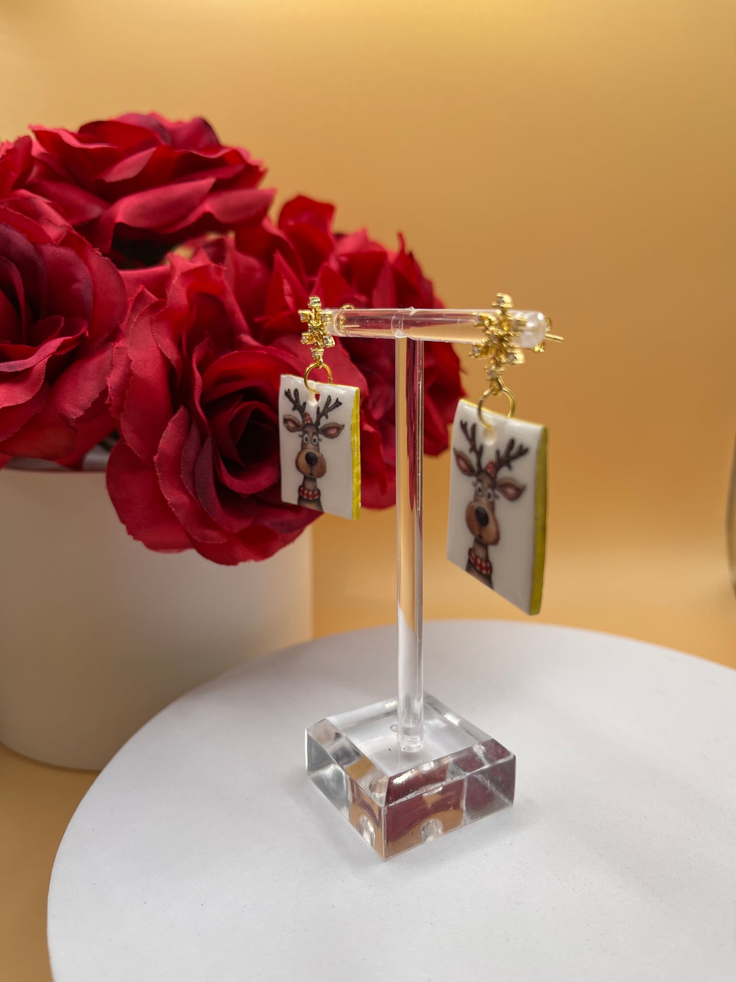 Whimsical Reindeer Earrings