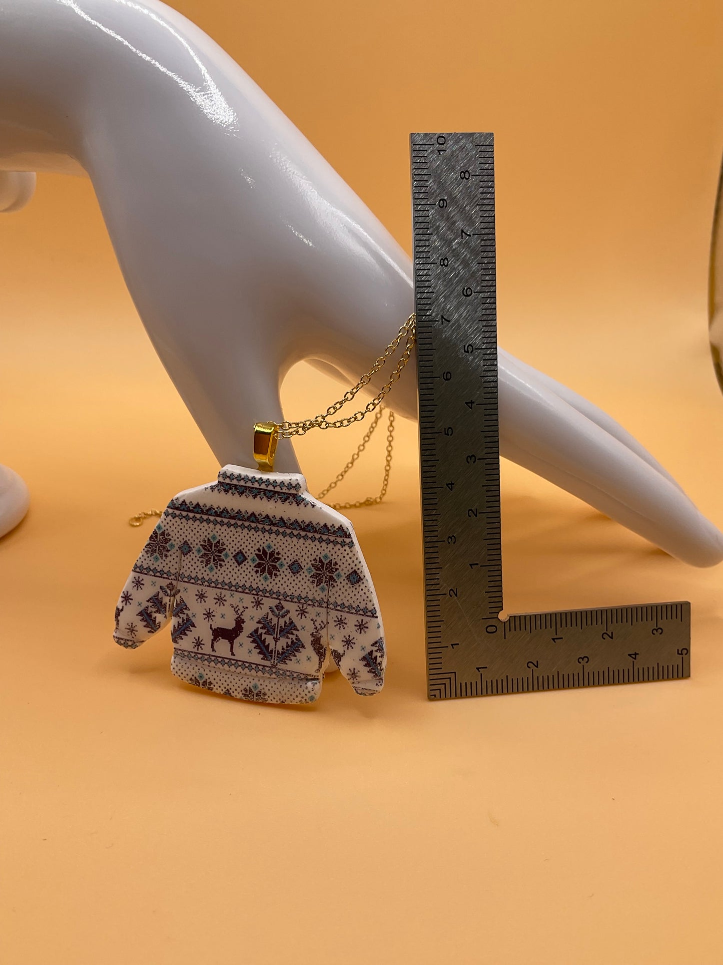 Ugly Christmas Sweater Pendant | Necklace