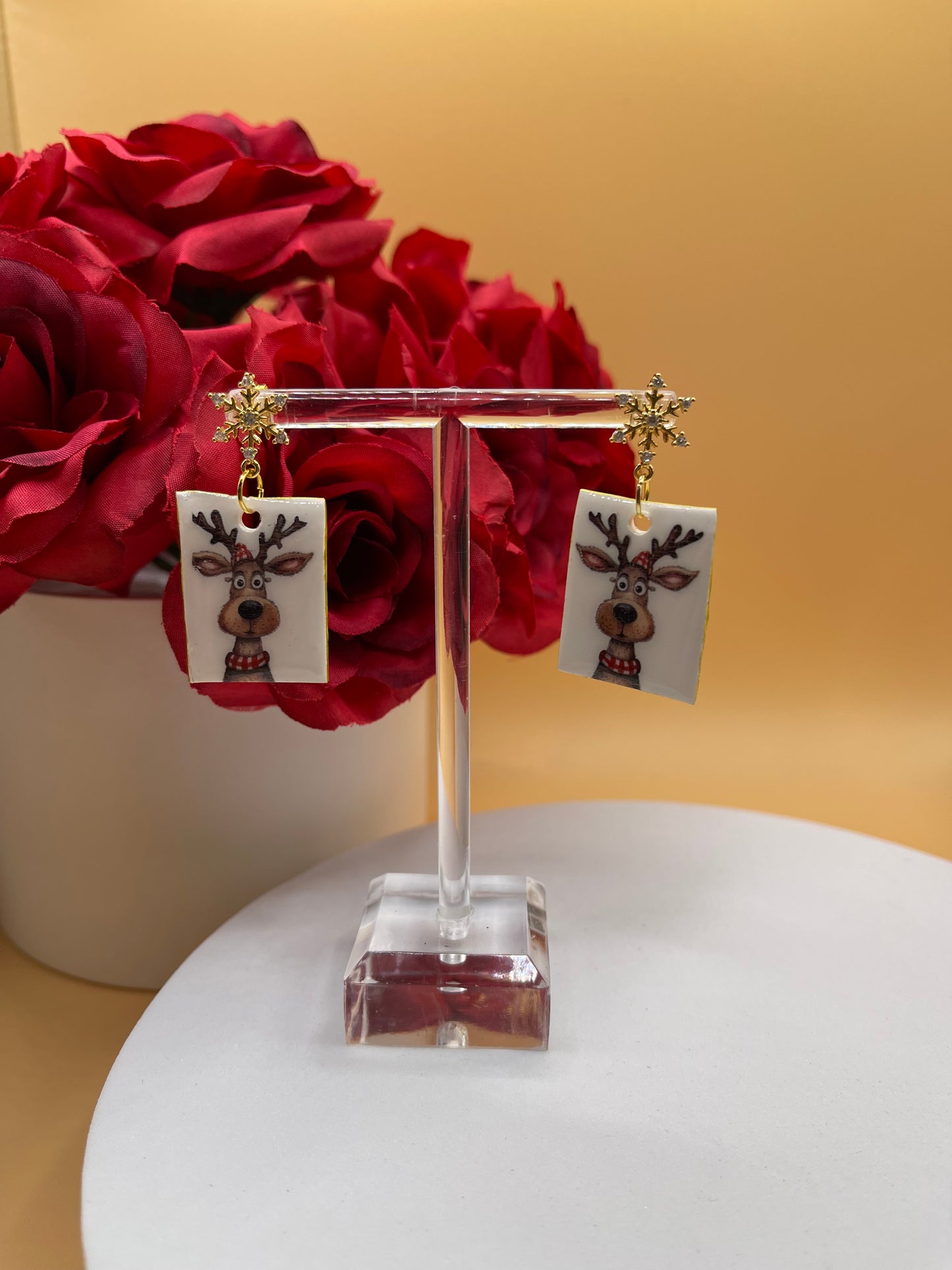 Whimsical Reindeer Earrings