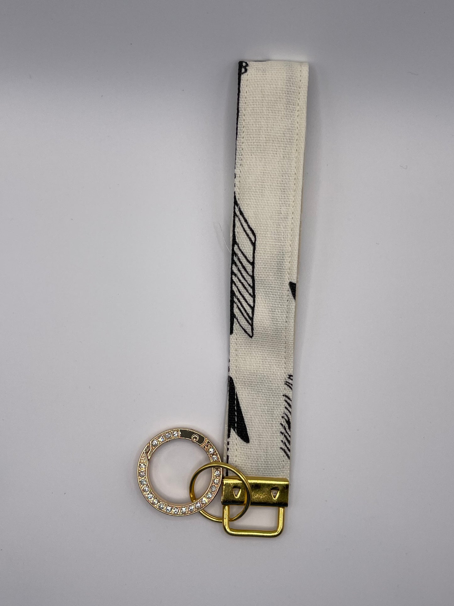 Arrows Wristlet - Rhinestone Keyring