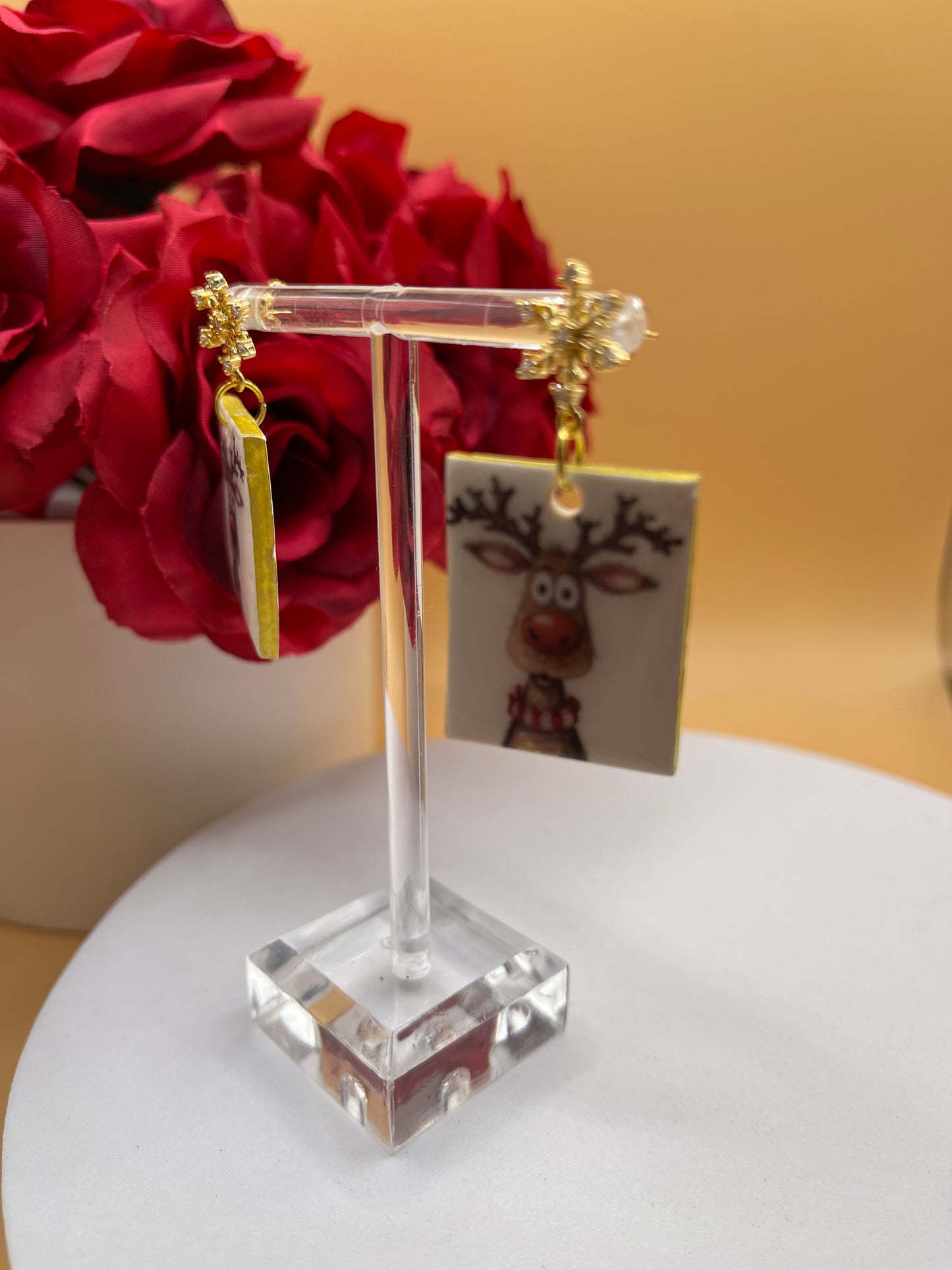 Whimsical Reindeer Earrings