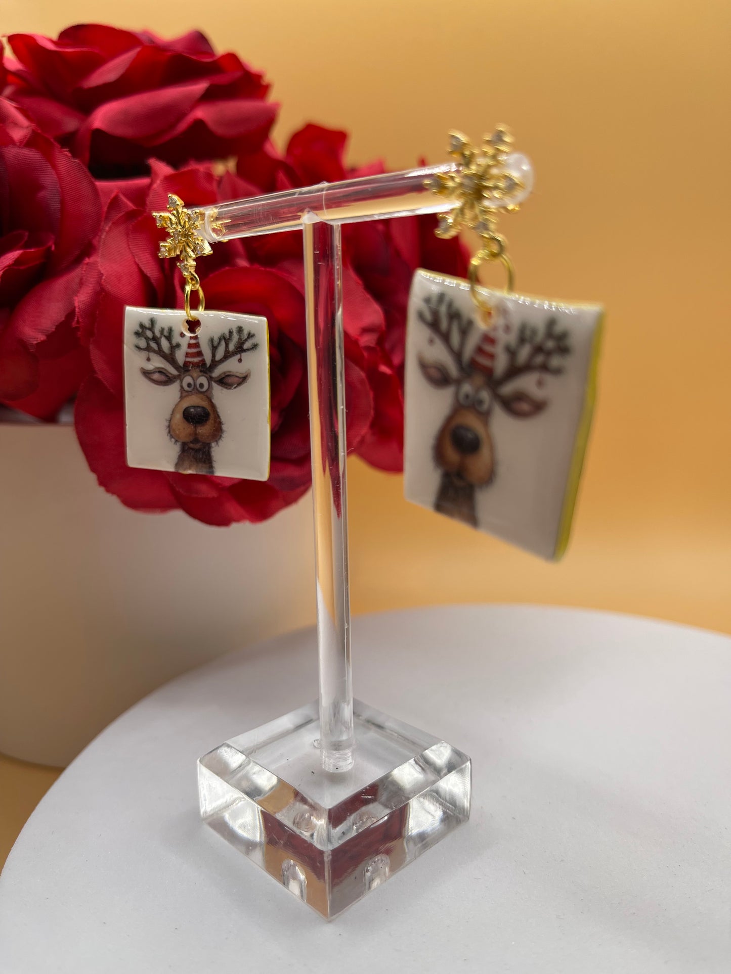 Whimsical Reindeer Earrings