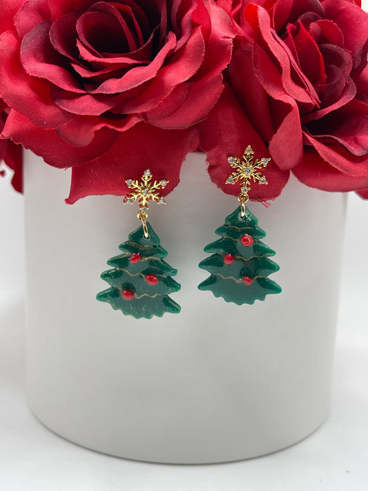 Christmas Tree Earrings 2