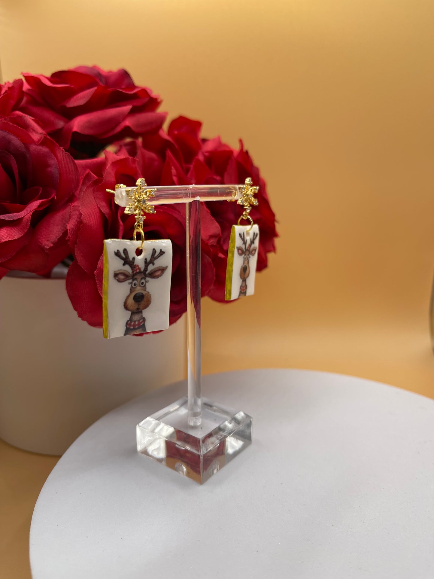Whimsical Reindeer Earrings