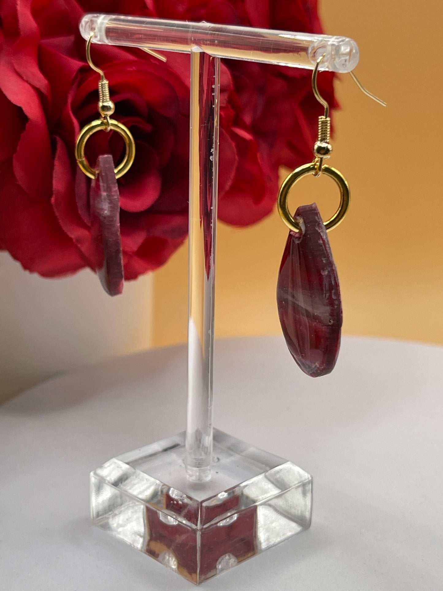 Marbled Polymer Clay Earrings