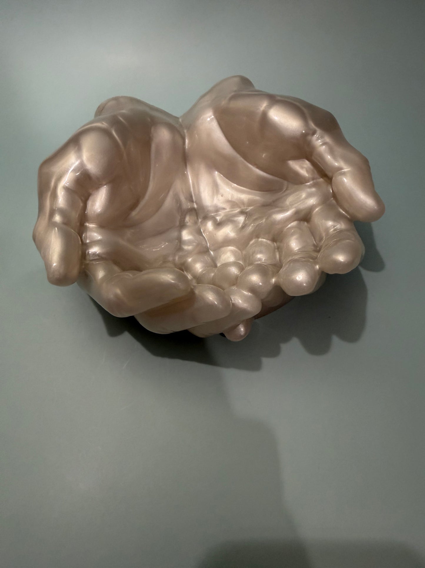 Acrylic Resin Hands Offering Dish