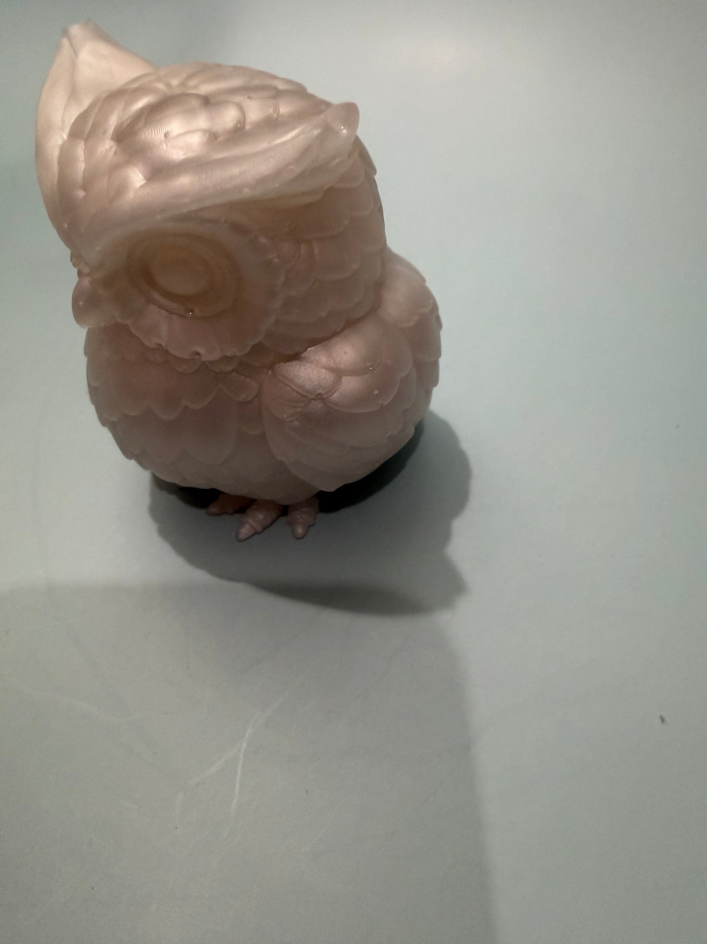 Acrylic Resin Owl Figurine