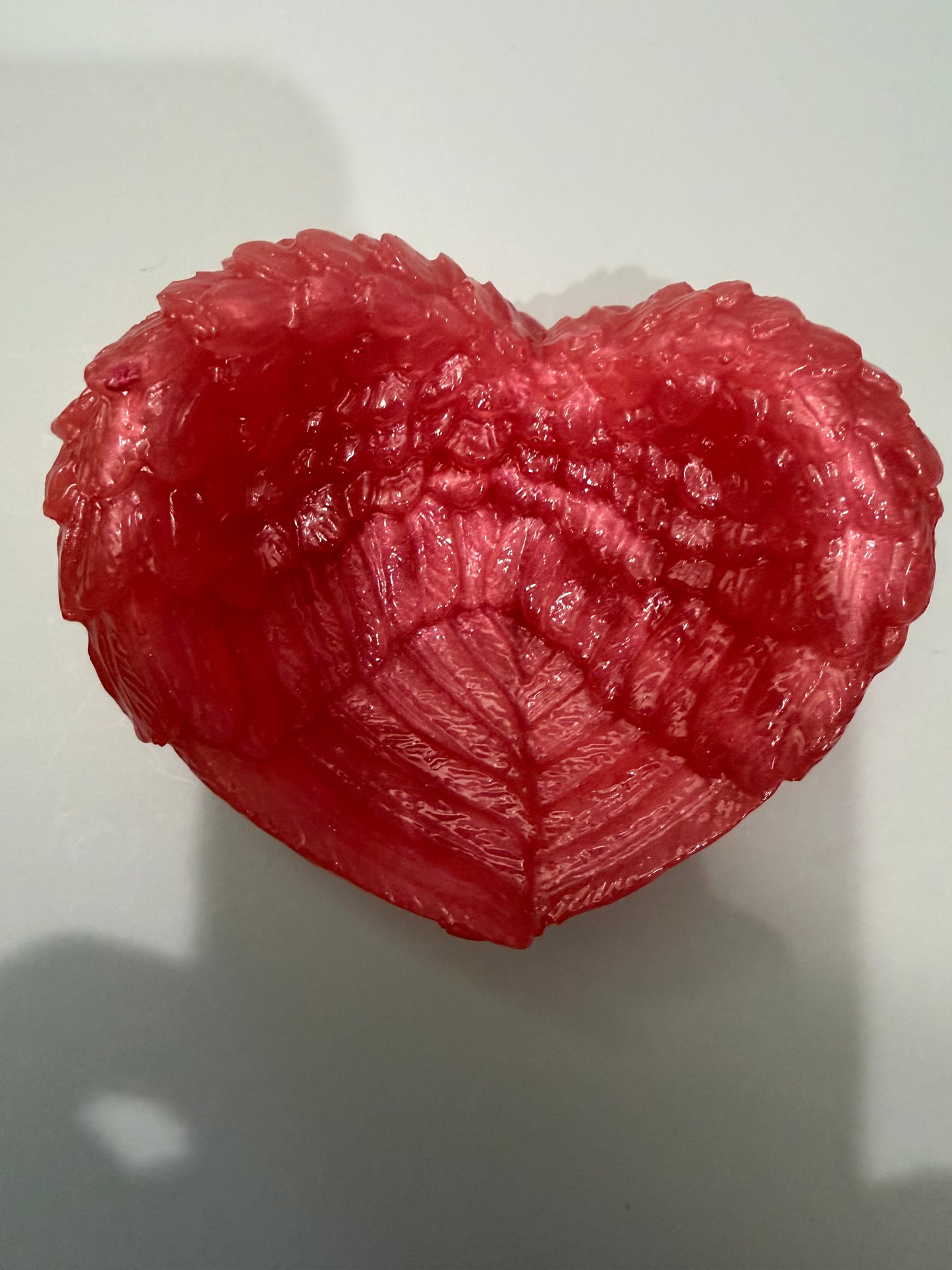Acrylic Resin Angel Wing Trinket Dish - Offering Dish