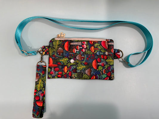 Adjustable Crossbody Phone Case Wallet Convertible Wristlet