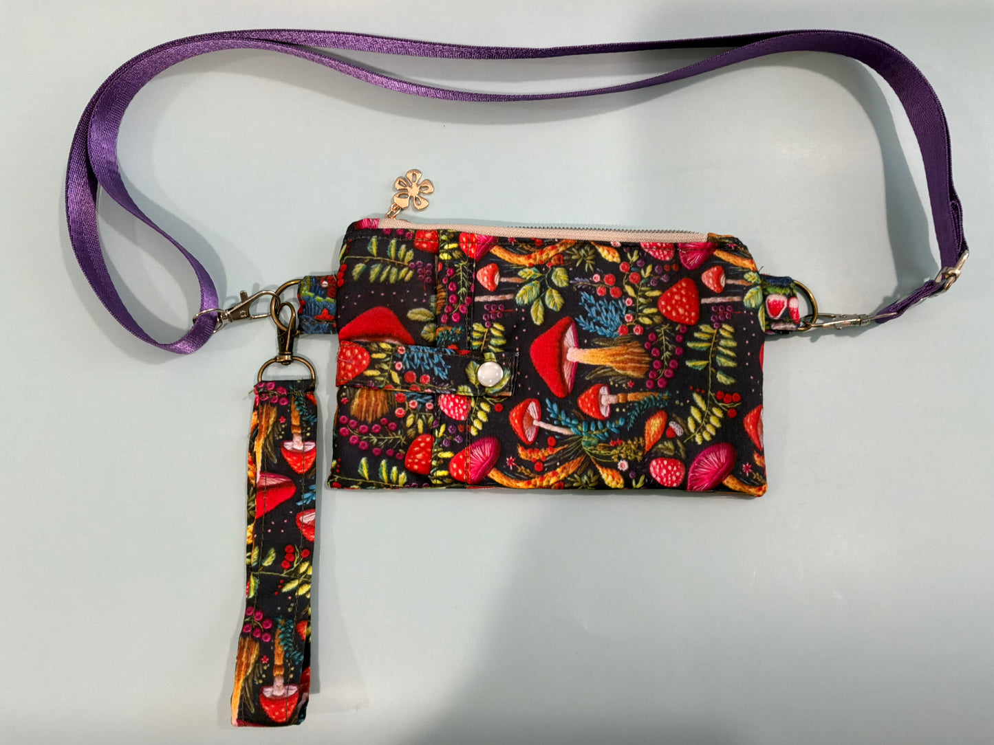 Adjustable Crossbody Phone Case Wallet Convertible Wristlet