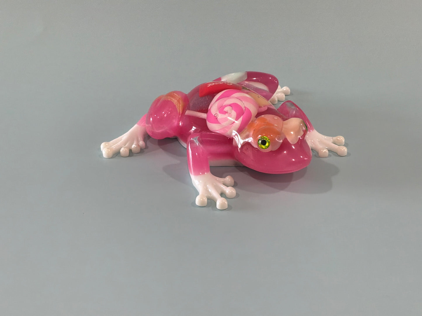 Acrylic Resin Art Frog | Decorative Paperweight