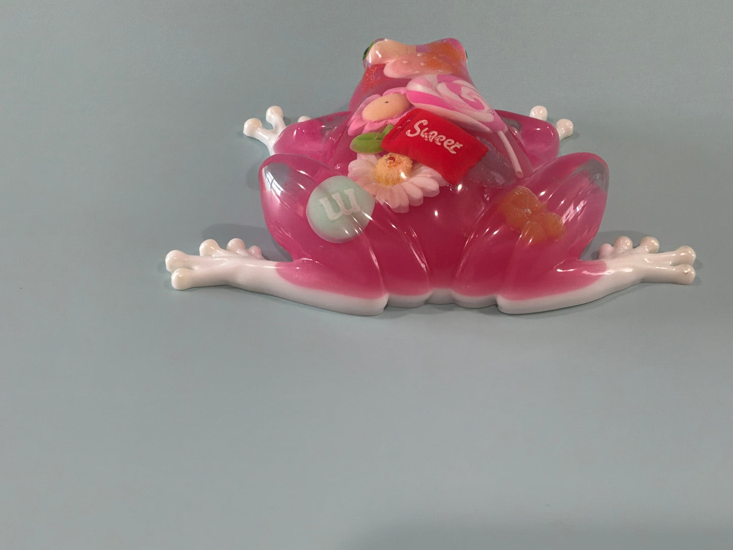 Acrylic Resin Art Frog | Decorative Paperweight
